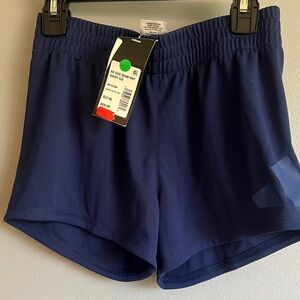 adidas Women's Navy Athletic Knit Shorts